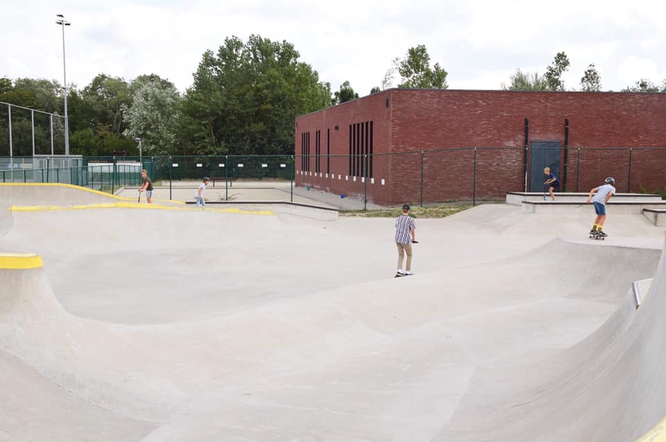 Het skatepark is terug geopend