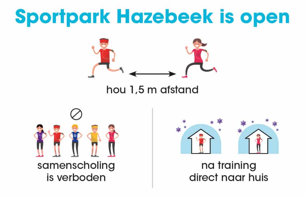 sportpark hazebeek is open