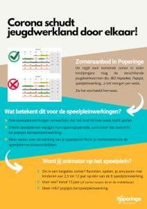 Corona maatregelen popsjot en ibo hopsakee poperinge