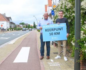 Beachrun virtueel Koksijde