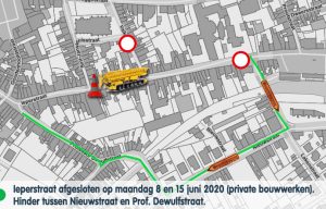 Verkeershinder Ieperstraat