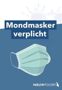 verplicht mondmasker dragen in nieuwpoort koksijde en de panne