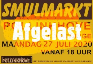 Smulmarkt pollinkhove afgelast