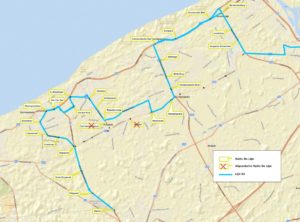 beperkte buslijn koksijde koers 20 augusutus