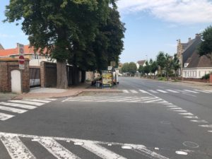 fietsoversteek sporkijnstraat veurne