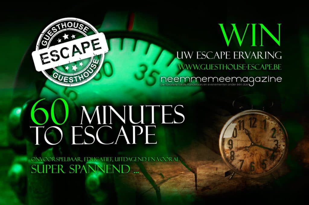 win een escape room ervaring