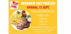 Beenhesp met frietjes KLJ Meersblomme