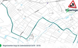 Wegenwerken Zoetendaalstraat 16/9- 30/10