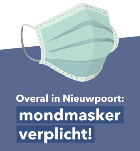 overal mondmasker verplicht in nieuwpoort