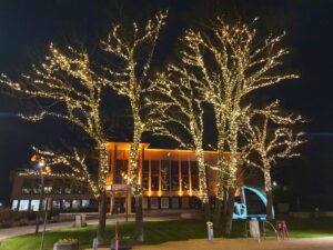 Kerstlichtjes in de panne