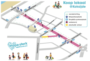 Zeelaan Koksijde afgesloten proefproject