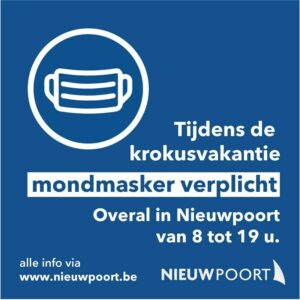 mondmaskerplicht nieuwpoort