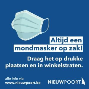 Aangepaste mondmaskerplicht in Nieuwpoort