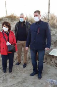 Grenspaal bray dunes de panne