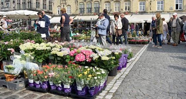 bloemenmarkt veurne gaat opnieuw door