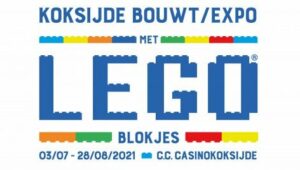 koksijde bouwt met lego blokjes