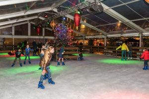 schaatsen in de panne