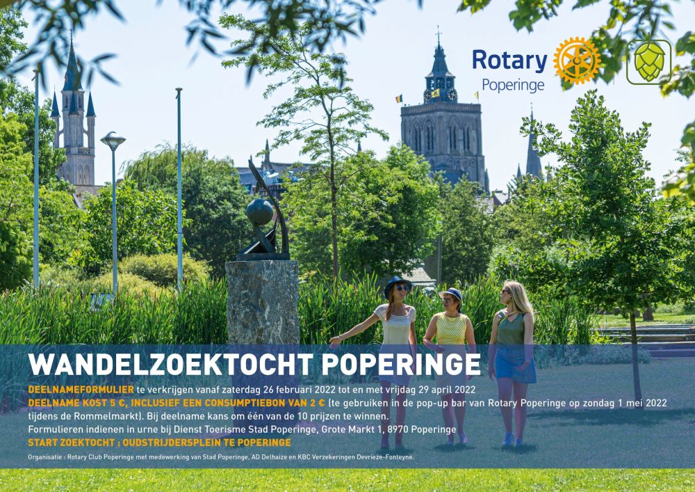 Wandelzoektocht Rotary Poperinge