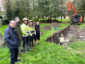 Archeologisch onderzoek op site Zonnewende