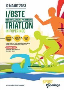 Eerste Poperingse triatlon op 12 maart 2023