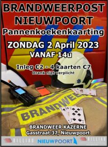 Pannenkoekenkaarting Brandweerpost Nieuwpoort