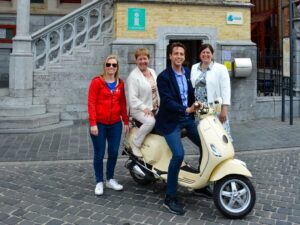 Met de scooter door de Westhoek