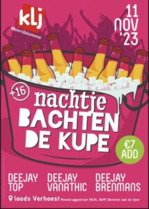 Nachtje bachten de kupe