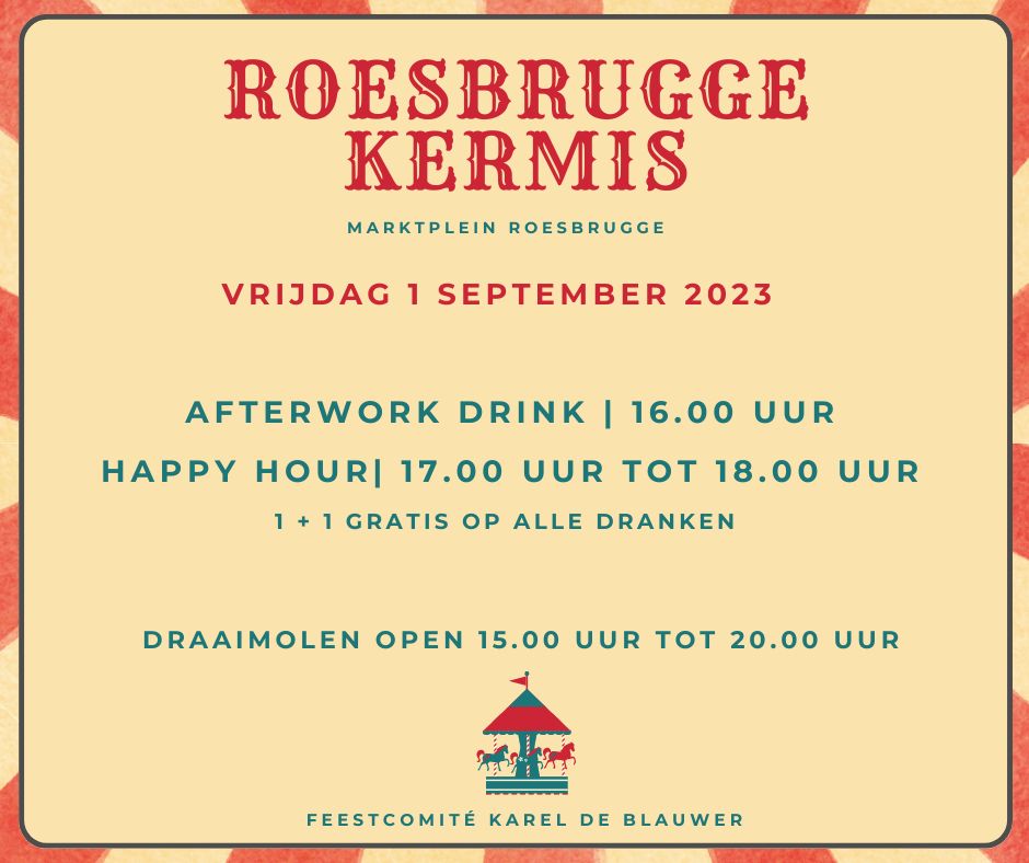 Roesbrugge Kermis 2023