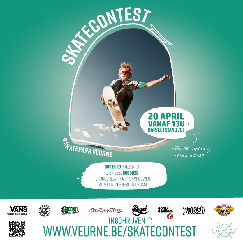 Skatecontest 20 april Veurne