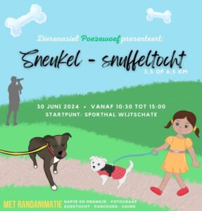 Sneukel Snuffeltocht Dierenasiel Poezewoef