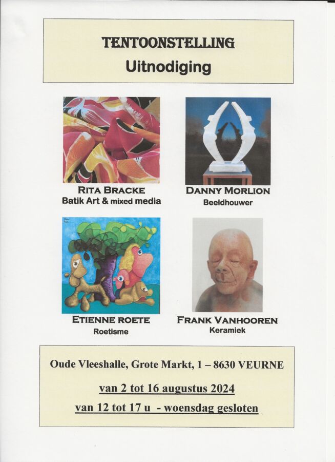 Tentoonstelling 4 kunstenaars Veurne