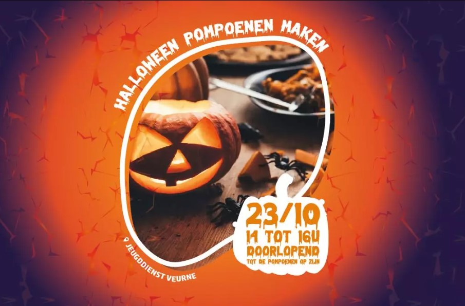 Halloween Pompoenen maken