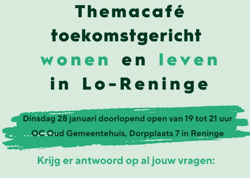 Themacafé toekomstgericht wonen en leven